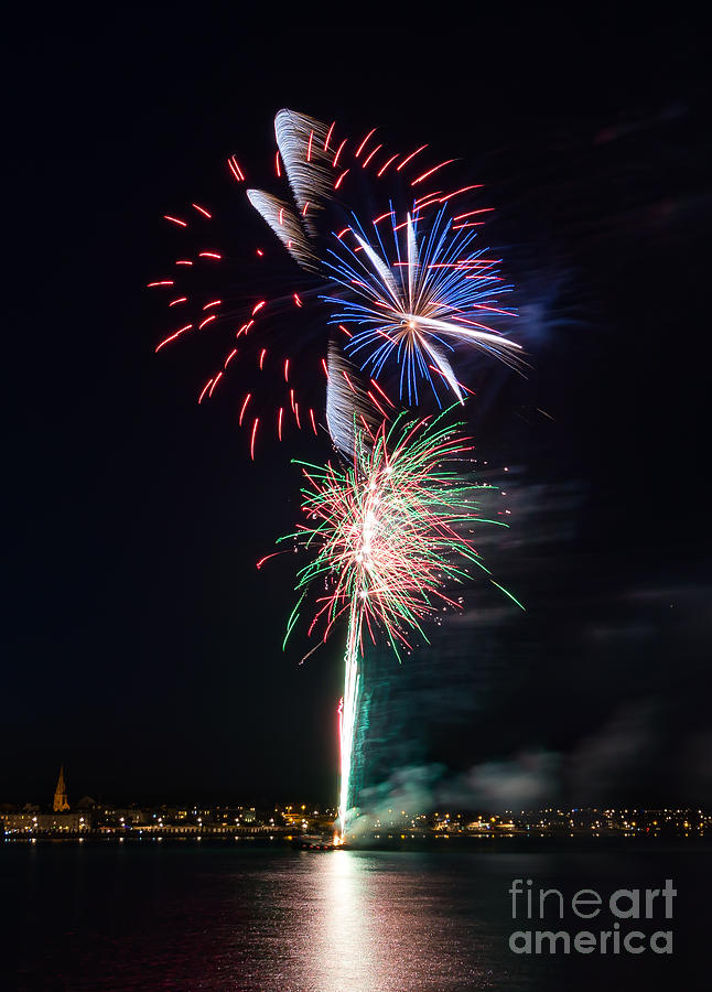 Fireworks #3 Photograph by Colin Rayner