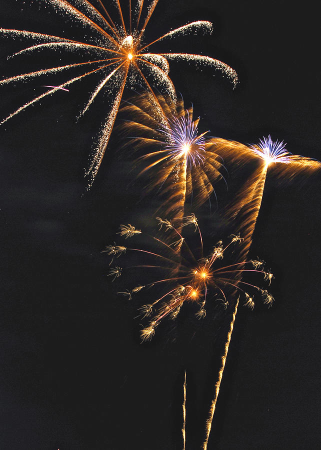 Independence Day Photograph - Fireworks 3 by Michael Peychich