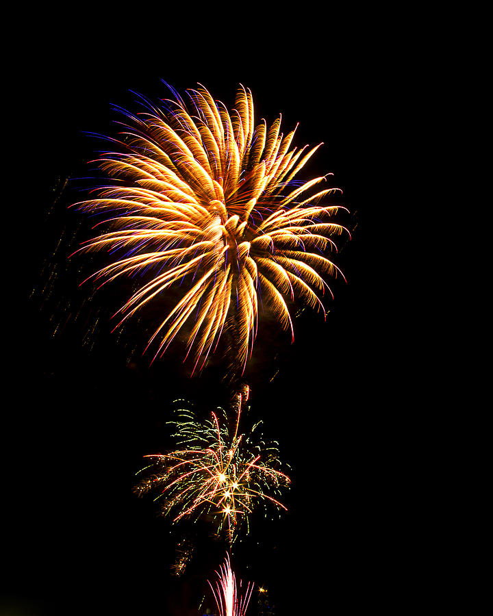 Fireworks 4 Photograph by Bill Barber