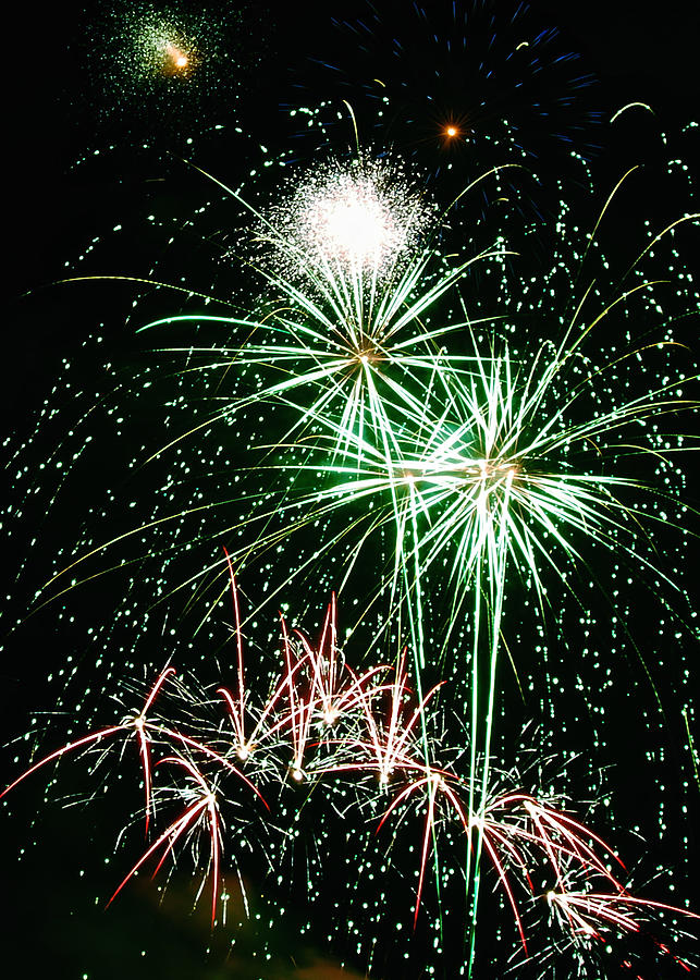 Fireworks 4 Photograph by Michael Peychich