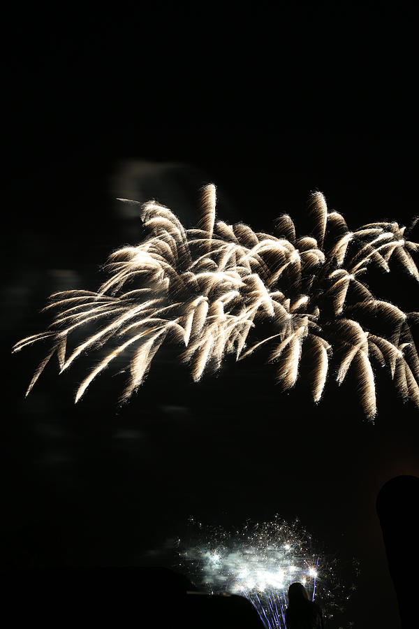 Fireworks Abstract 16 2015 Photograph by Mary Bedy