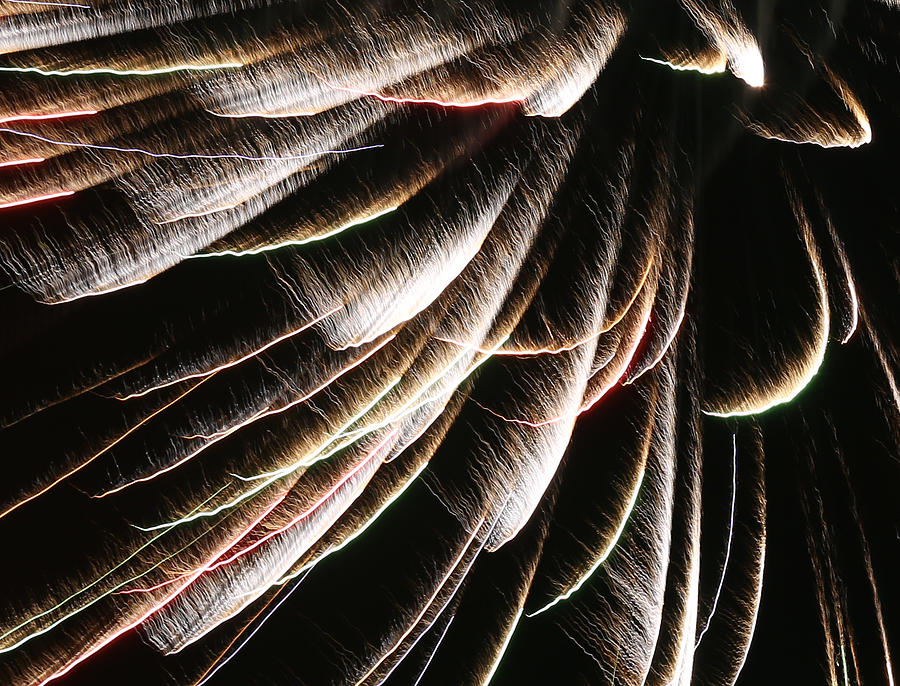 Fireworks Abstract 21 2015 Photograph by Mary Bedy