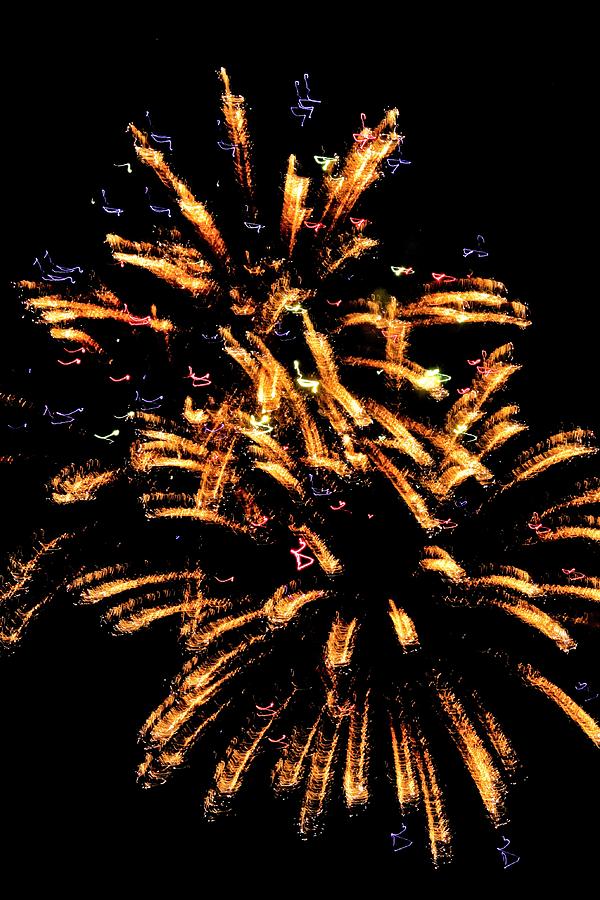 Fireworks Abstract 7 Photograph by Mary Ann Artz