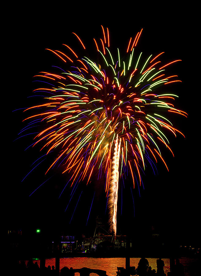 Fireworks Photograph by Bill Barber