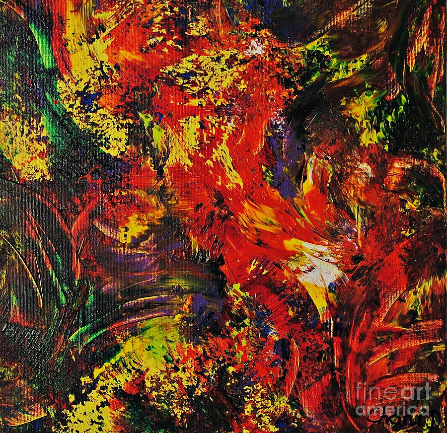 Fireworks Painting by Chani Demuijlder