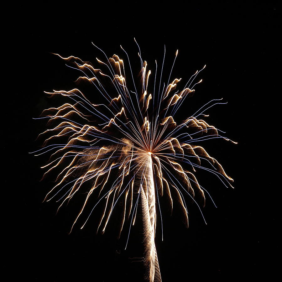 Fireworks from a Boat - 13 Photograph by Jeffrey Peterson