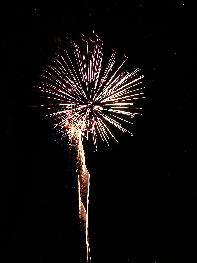 Fireworks from a Boat - 29 Photograph by Jeffrey Peterson