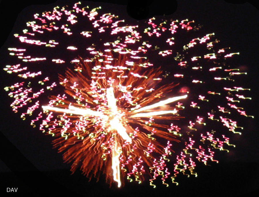 Fireworks Fun Photograph by Debra     Vatalaro