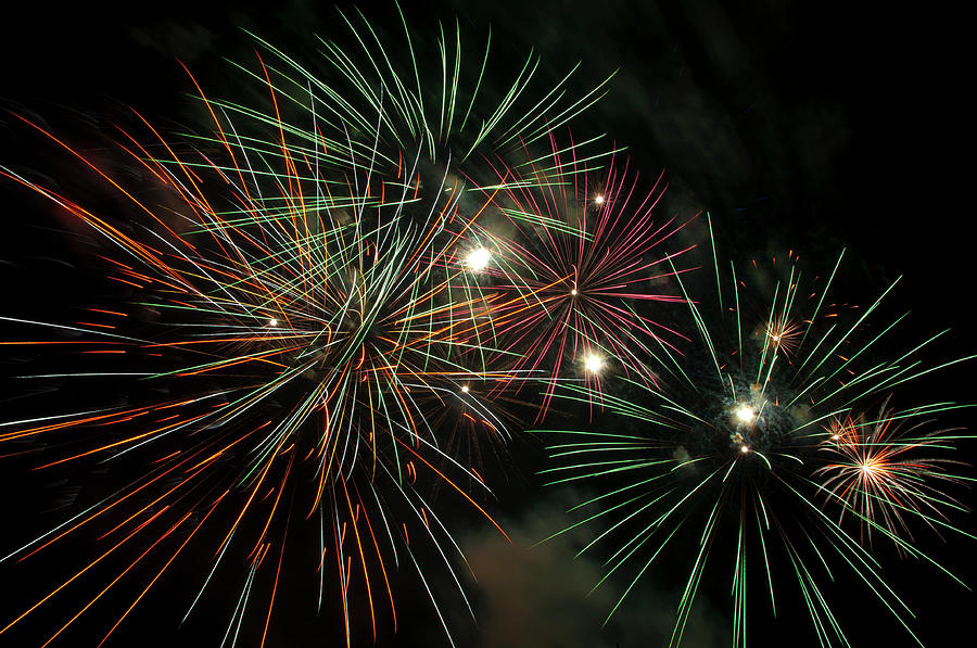 Fireworks Photograph by Glenn Gordon