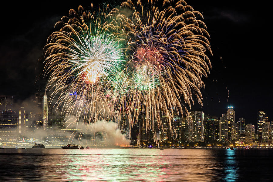 Fireworks Grand Finale Photograph by Pierre Leclerc Photography