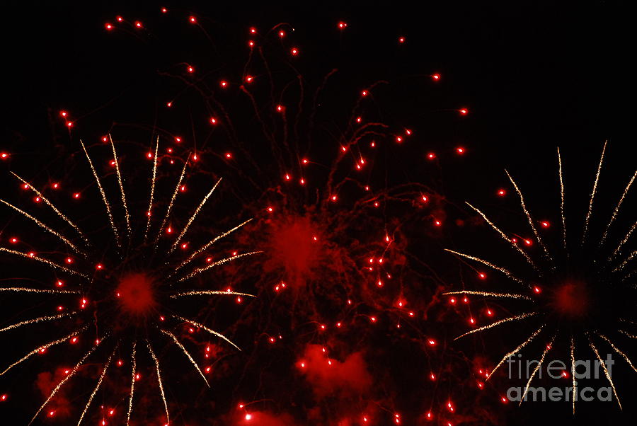 Fireworks Photograph by Joe Cashin
