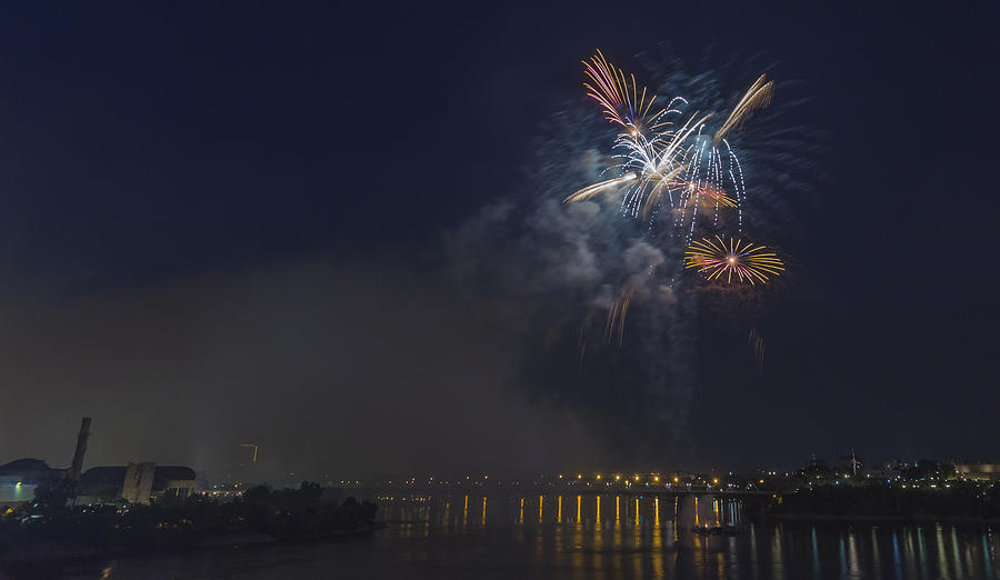 Fireworks Photograph by Josef Pittner