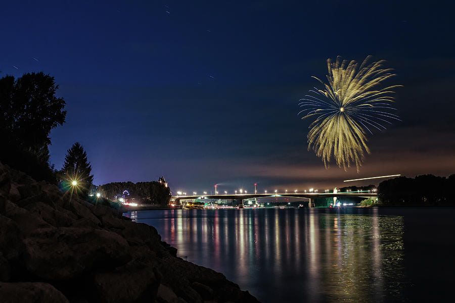 Fireworks Photograph by Marc Braner