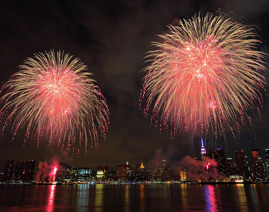 Fireworks Photograph by Mint Decor - Fine Art America