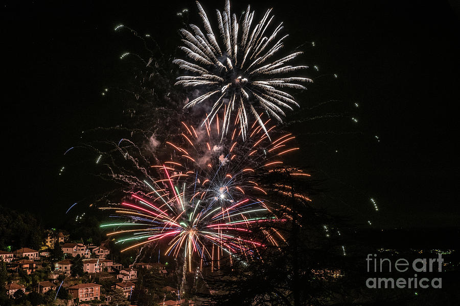 Fireworks over Italy Photograph by Alissa Beth Photography