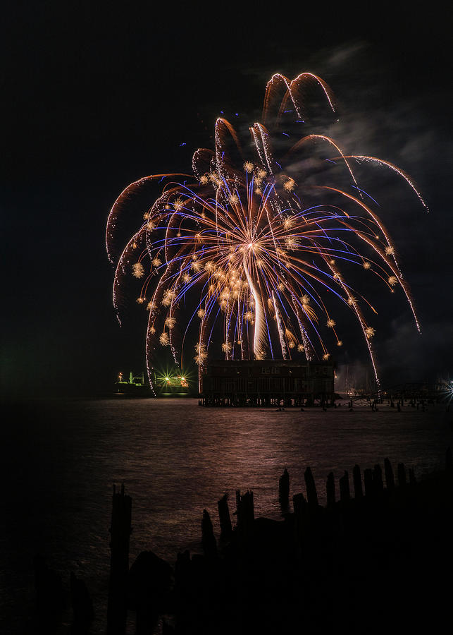 Fireworks Riot Photograph by Robert Potts