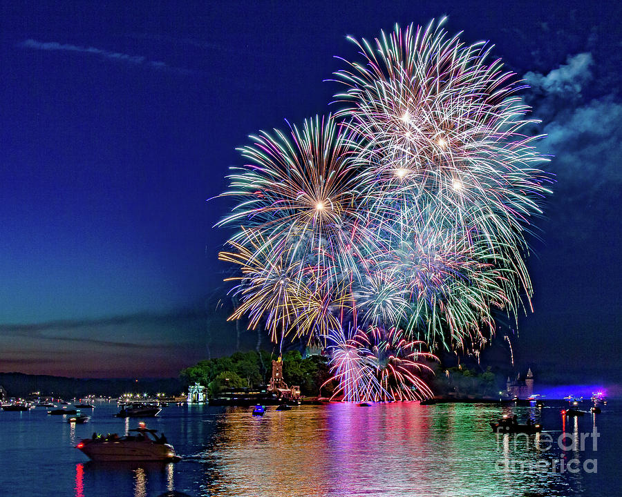 Fireworks Spectacular Photograph by Rod Best
