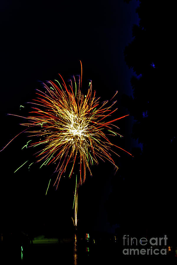 Fireworks Photograph by William Norton
