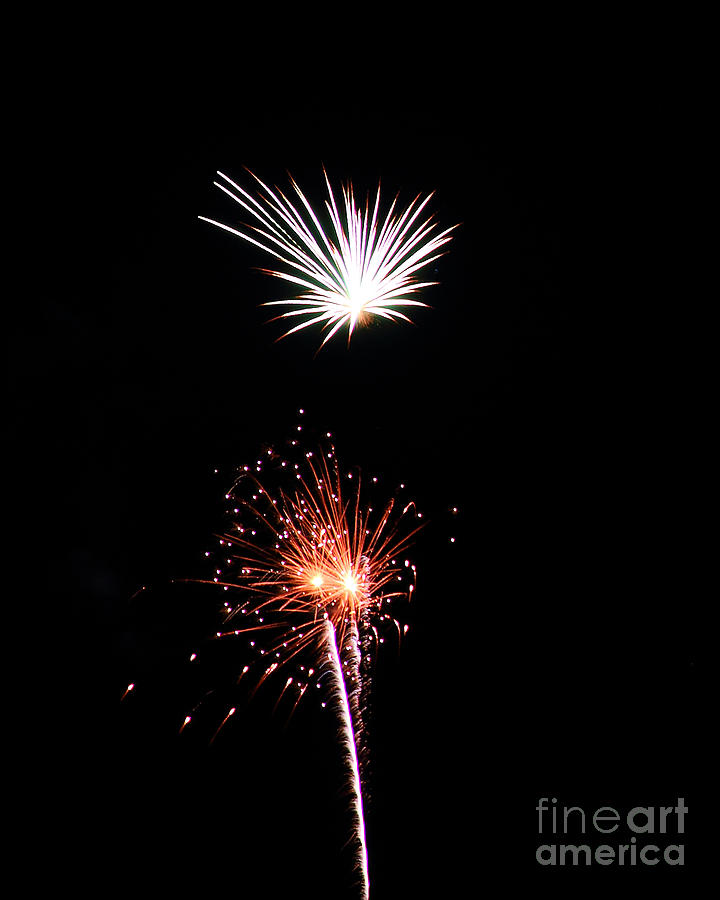 Independence Day Photograph - Fireworks14 by Malcolm Howard