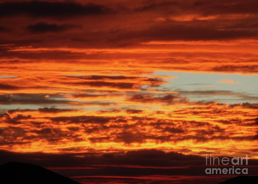 Firey Sunset Photograph by Sabrina L Ryan