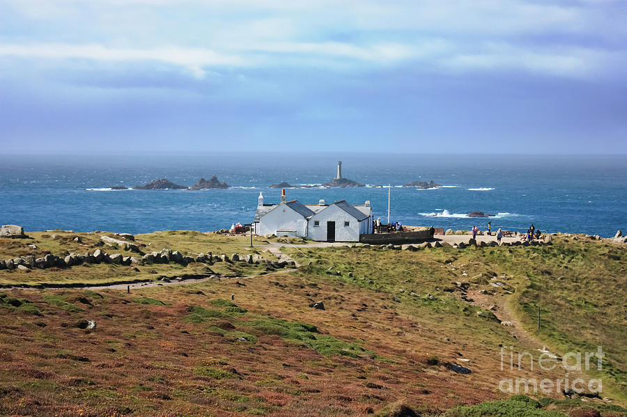 Longships Lighthouse Overlooks Lands End  Photograph by Terri Waters