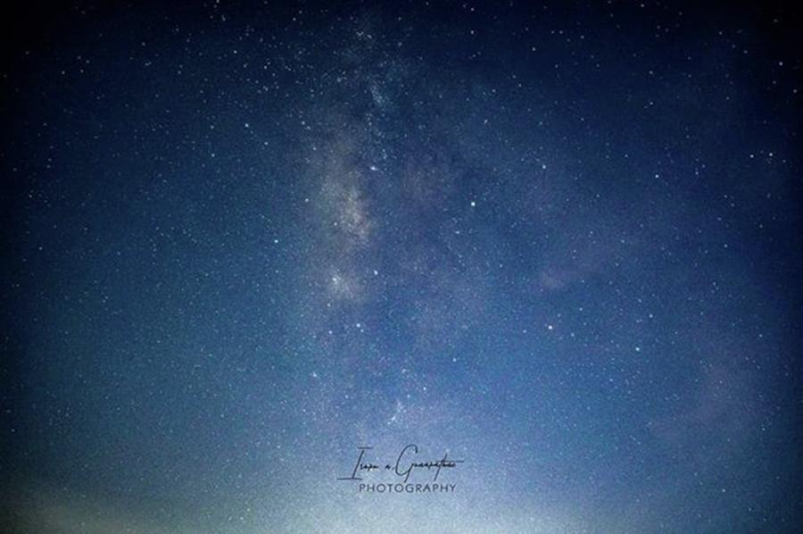 Space Photograph - First Attempt At Capturing The Milky by Isuru N Gunarathne Photography