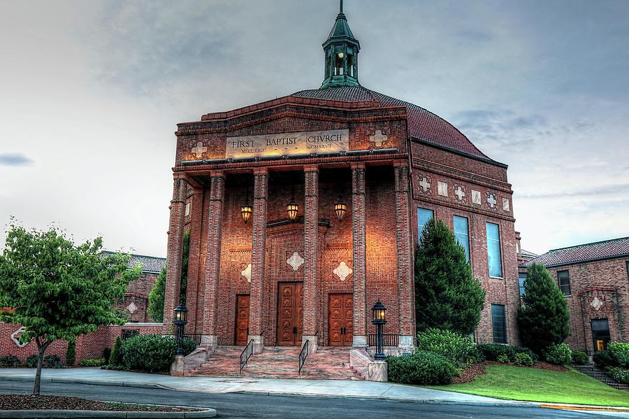 First Baptist Church of Asheville North Carolina Photograph by Carol Montoya
