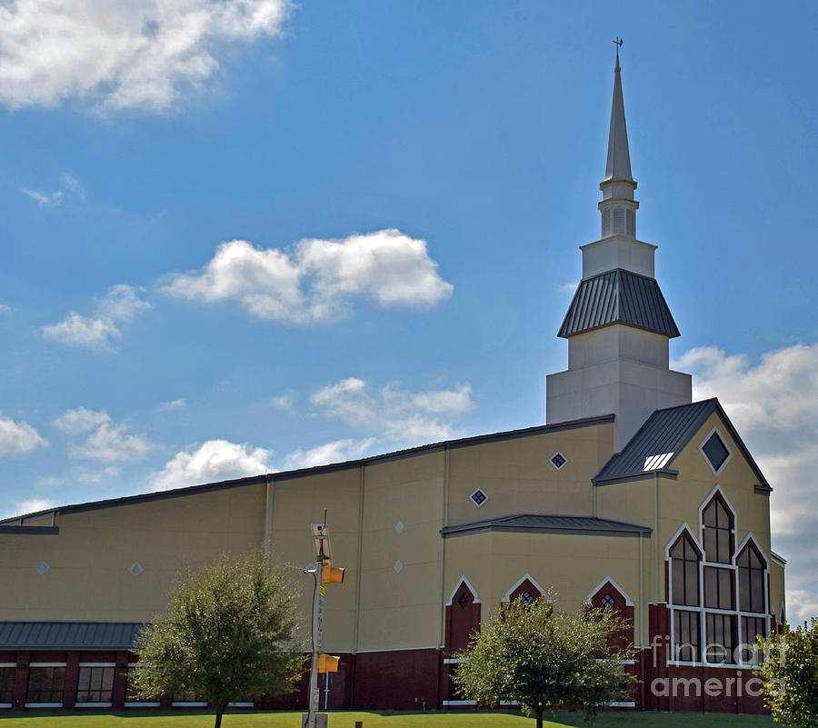 First Baptist Church - Pflugerville Texas Photograph by Ray Shrewsberry