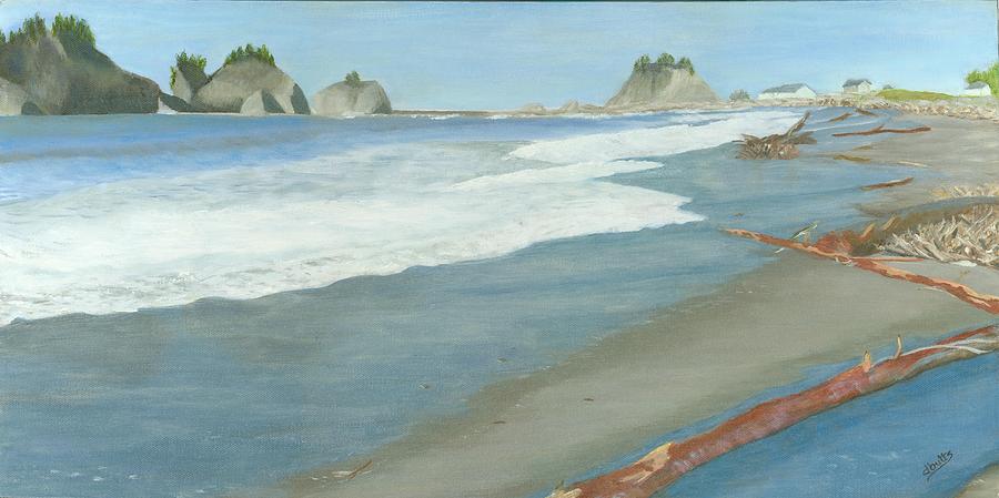 First Beach Painting by Deborah Butts