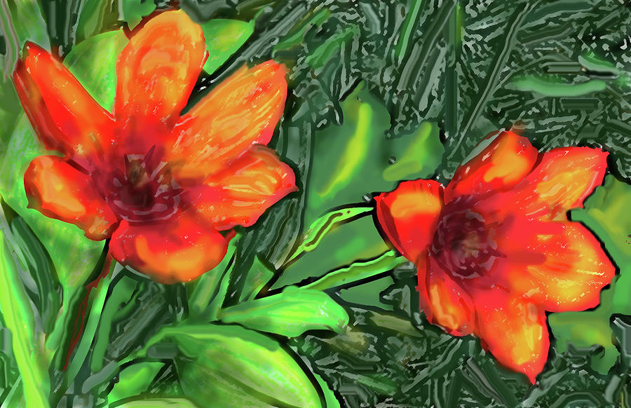 Flowers Still Life Digital Art - First Bloom by Ian  MacDonald