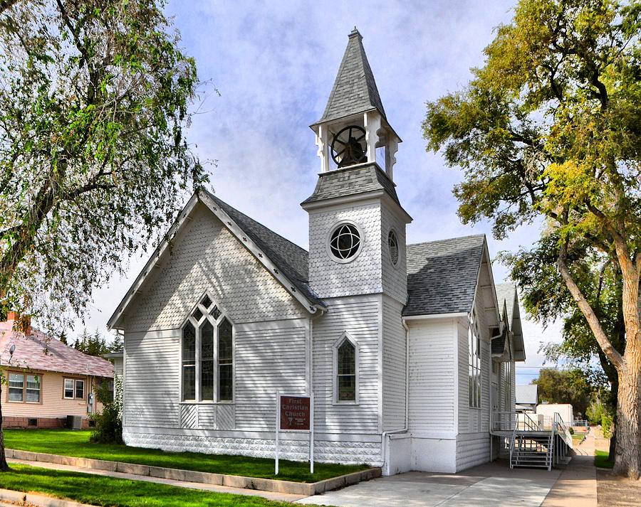 First Christian Church of Downs, Kansas Photograph by Josephine Buschman