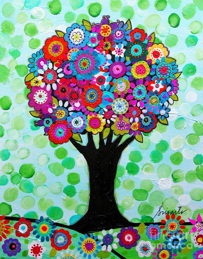 First Day Of Spring Painting by Pristine Cartera Turkus