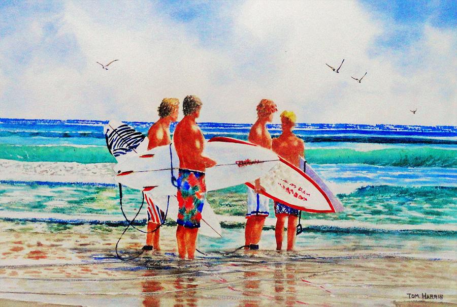 Summer Painting - First Day Of Summer by Tom Harris