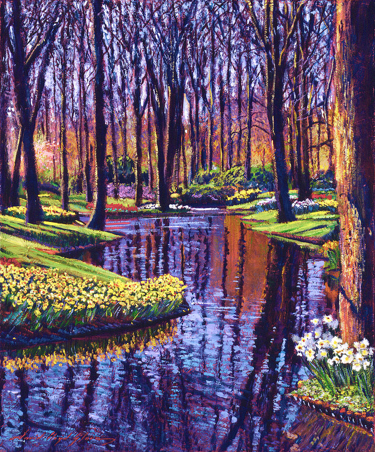 First Days of Spring Painting by David Lloyd Glover