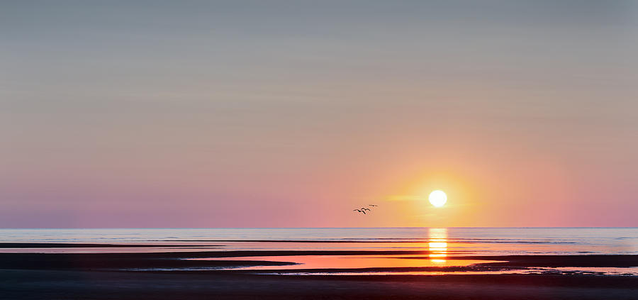 Sunset Photograph - First Encounter Beach Cape Cod by Bill Wakeley