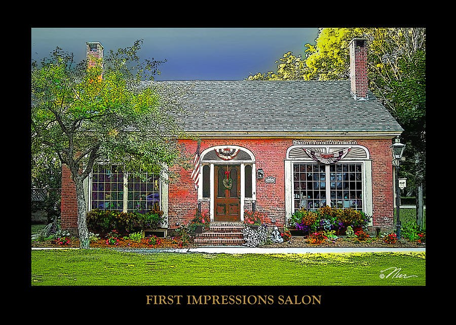 First Impressions Salon Photograph by Nancy Griswold