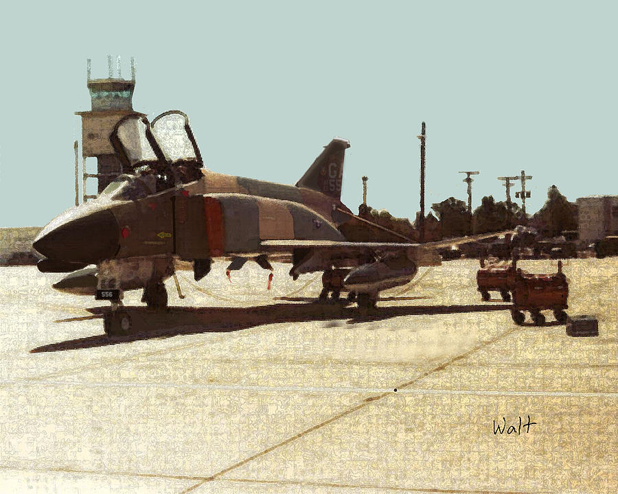 Aviation Digital Art - First Jet by Walter Chamberlain Aviation Digital Art - First Jet by Walter Chamberlain
