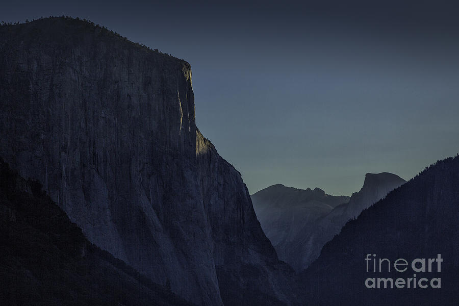 First Light El Capitan Photograph by Timothy Hacker