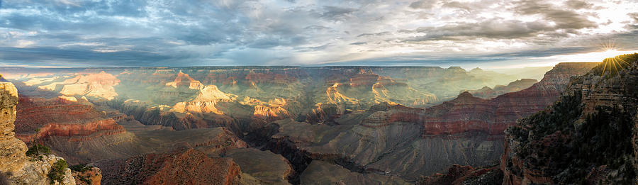 First Light in the Canyon Photograph by Jon Glaser
