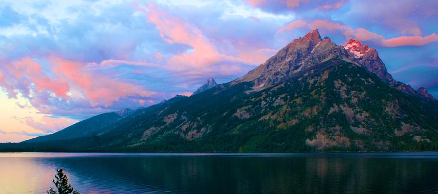 First Light in the Tetons Photograph by Polly Castor