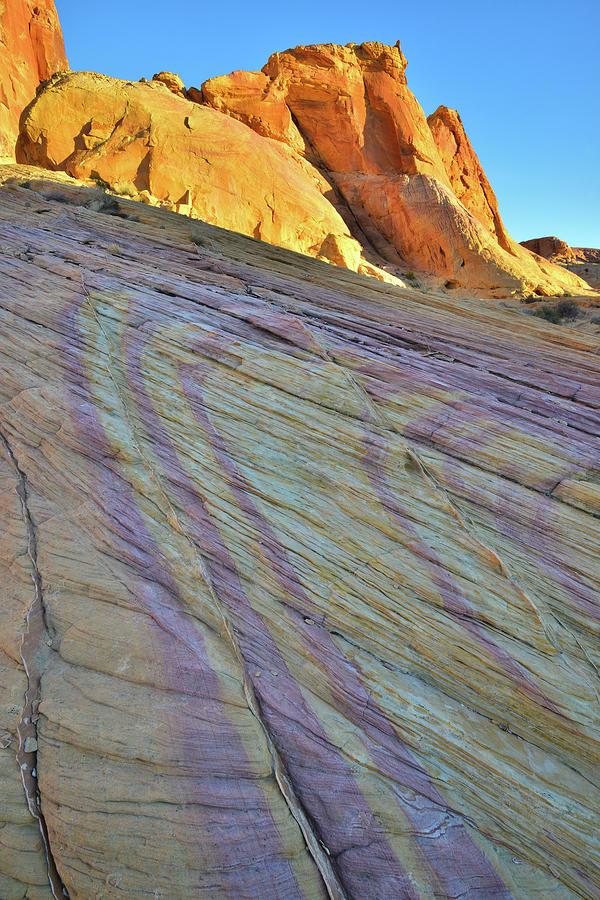 First Light on Colorful Valley of Fire Photograph by Ray Mathis
