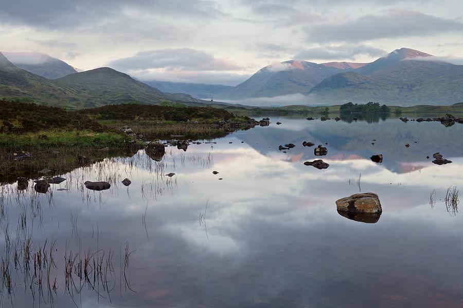 First Light on Rannoch Moor Photograph by Stephen Taylor