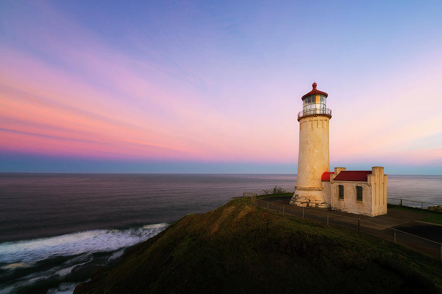 Lighthouse Photograph - First Light by Ryan Manuel