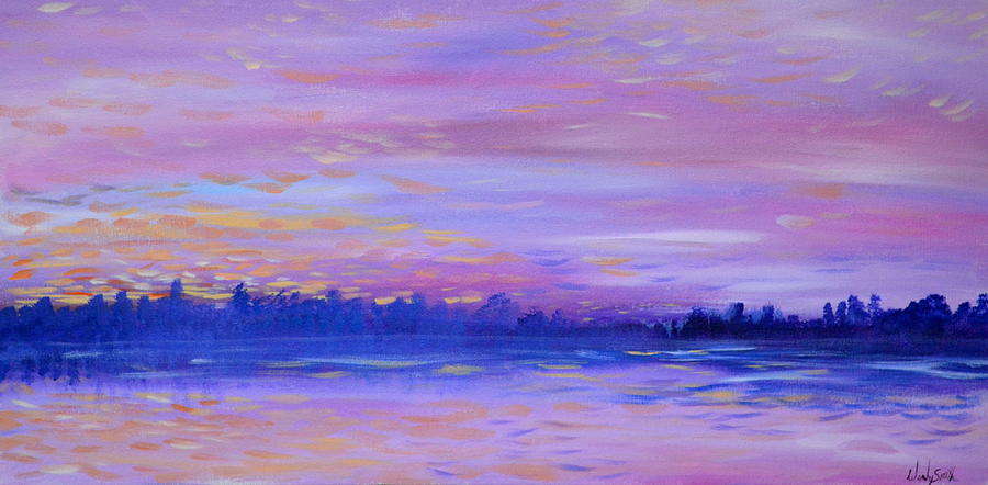 Sunset Painting - First Light by Wendy Smith