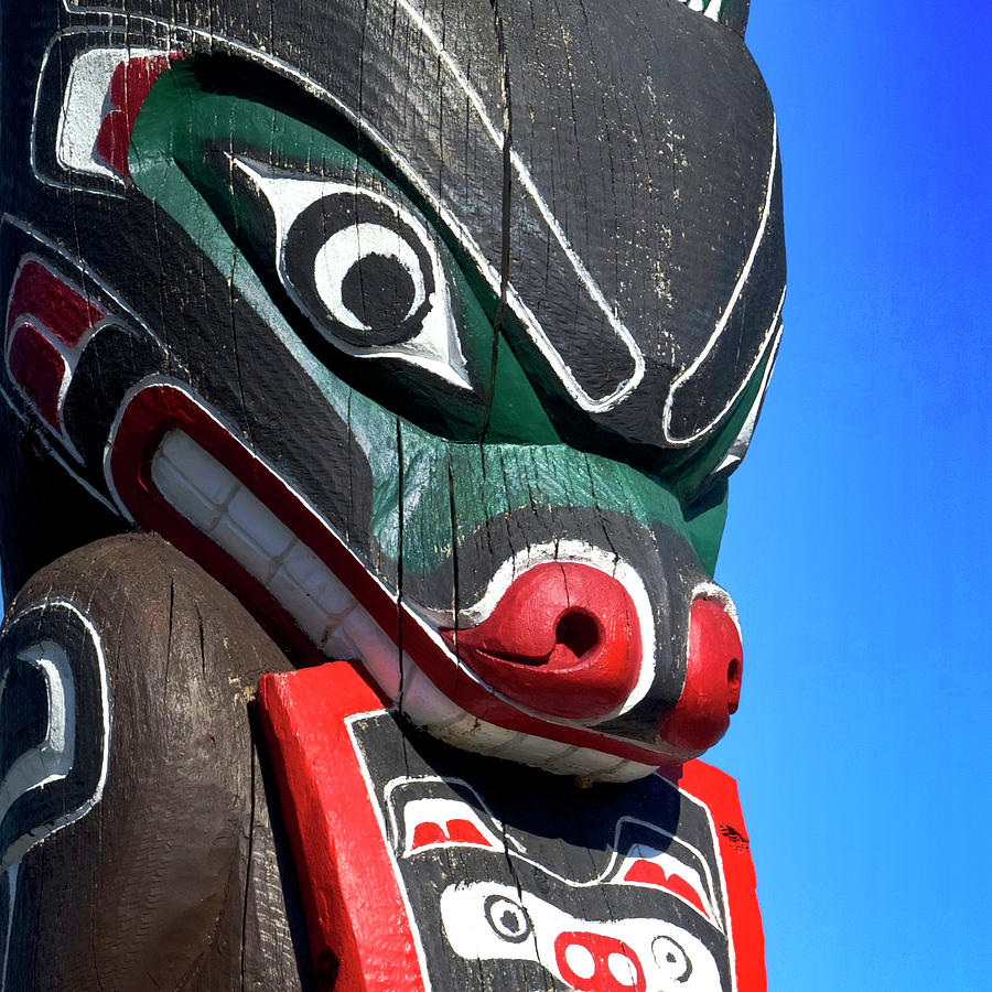 First Nation Totem Photograph