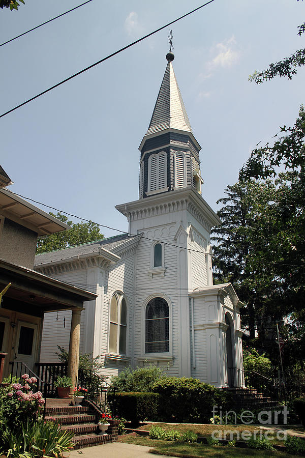 First Reformed Church of College Point Photograph by Steven Spak