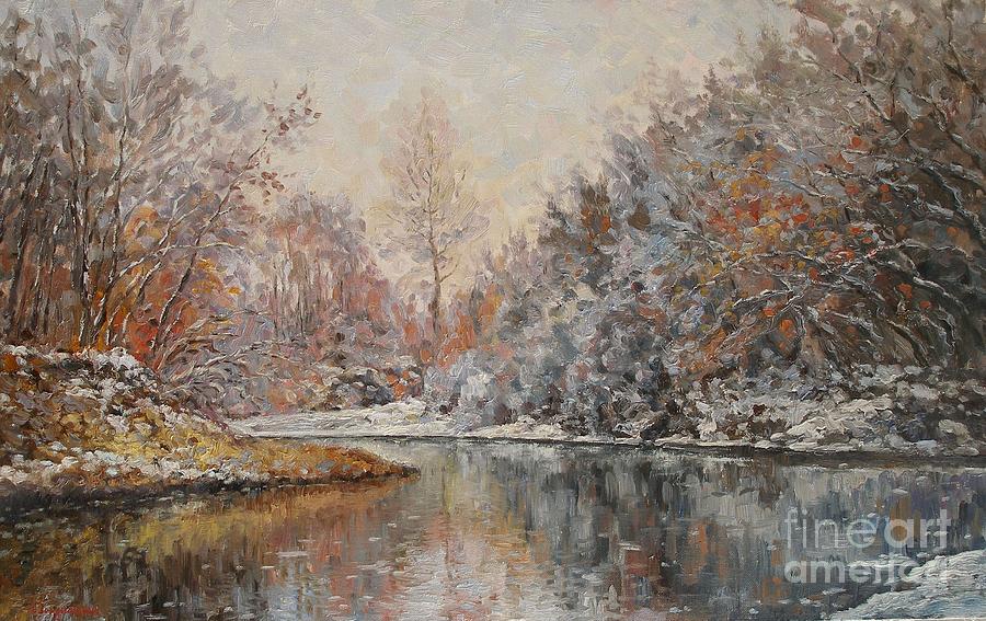 Winter Painting - First Snow by Andrey Soldatenko