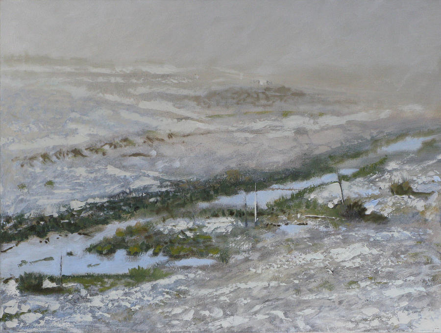 First Snow Painting by Robert Bissett