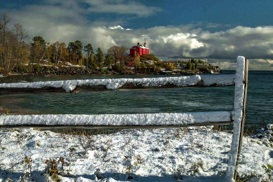 First Snow Photograph By Upper Peninsula Photography - Fine Art America