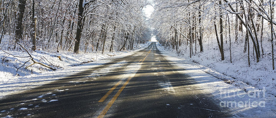 Canon Photograph - First Snowfall by Ricky L Jones Canon Photograph - First Snowfall by Ricky L Jones